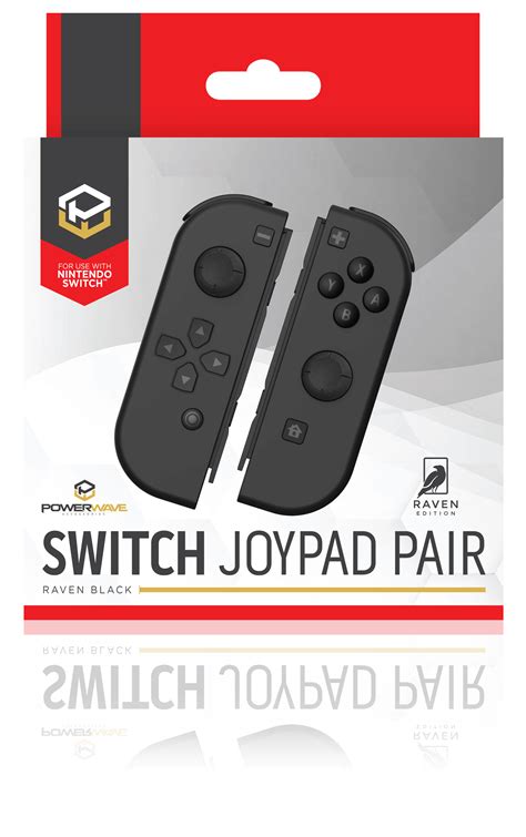 Switch Joypad Pair - Black - Powerwave Gaming Accessories