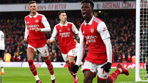 Arsenal 3 2 Manchester United Late Goal By Eddie Nketiah Gives Arsenal