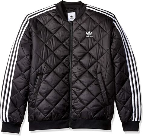 adidas Originals Men's Superstar Quilted Jacket, black, X-Small at ...