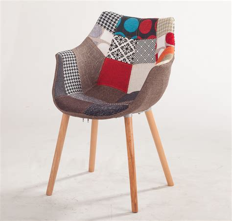 Modern Wooden Patchwork Dining Chair Made Minimal