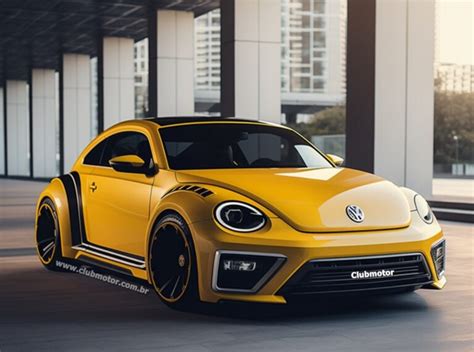 Novo Fusca 2025 O clássico da VW ressurge visual incrível