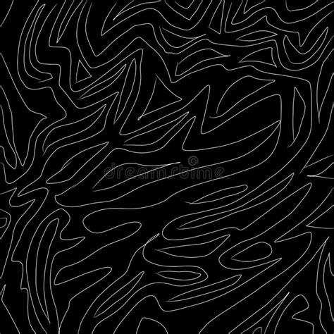 Abstract Black and White Wave Pattern As Illustration Background and ...