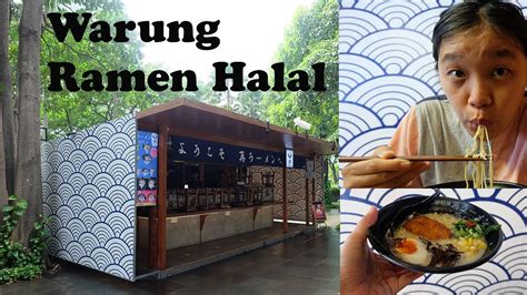 Sai Ramen Halal Warung Ramen Outdoor Di Alam Sutera Youtube