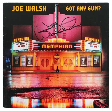 Joe Walsh Signed "Got Any Gum?" Vinyl Record Album Cover (Beckett ...