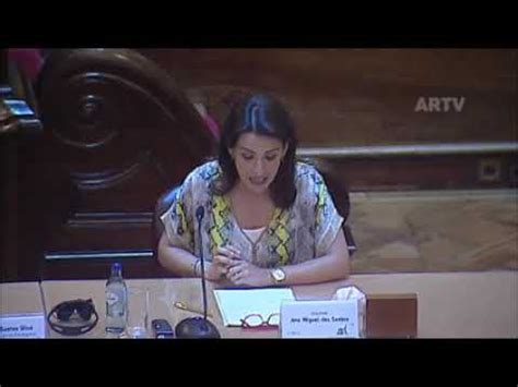 Ana Miguel Dos Santos Responde Aos Deputados Youtube