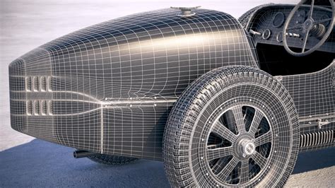 Bugatti Type V Ray D Model By Squir