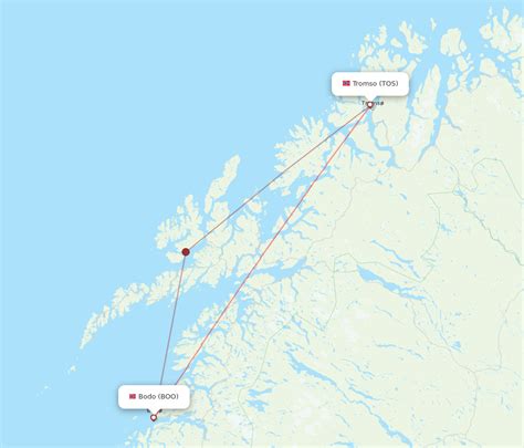 Flights From Tromso To Bodo TOS To BOO Flight Routes