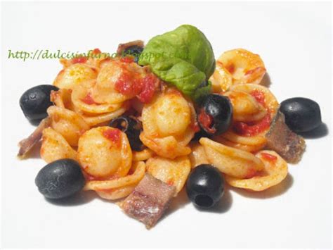 Orecchiette Con Alici E Olive Nere Ricetta Petitchef