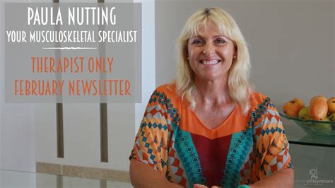 Paula Nutting Your Musculoskeletal Specialist Therapist Only