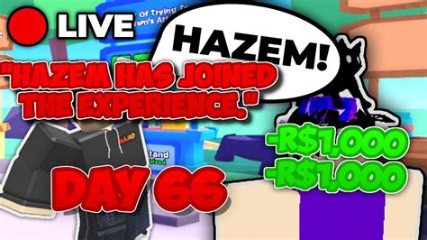 If Hazem Joins I Give Away All My Robux Day 66 Of Trying To Get