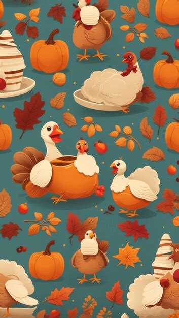 Premium Ai Image Thanksgiving Day Ai Generated Vector Background