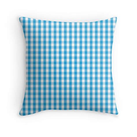 Oktoberfest Bavarian Blue And White Large Gingham Check Blue Gingham