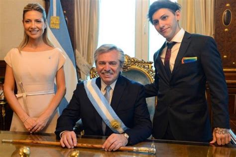 Drag Queen Son Of Argentinas New President Wears Pride Flag To