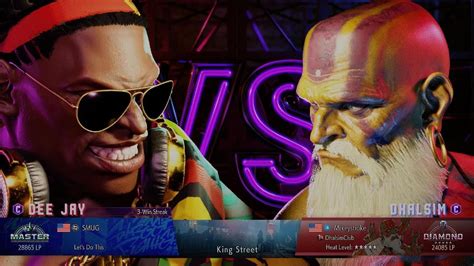 Street Fighter 6 Ran Into SMUG In Ranked DeeJay VS Dhalsim