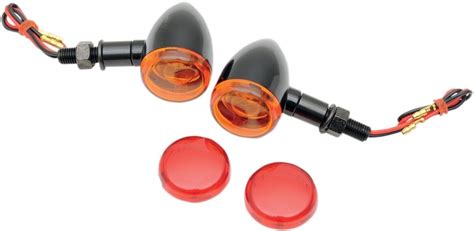 Drag Specialties Gloss Black Mini Deuce Marker Lights 2040 1041 EBay