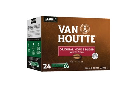 Keurig Van Houtte Original House Blend Medium Roast K Cup Coffee Pods