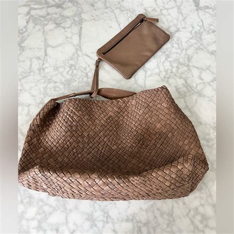 Falor Italian Leather Bags Falor Italian Leather Woven Bag Poshmark