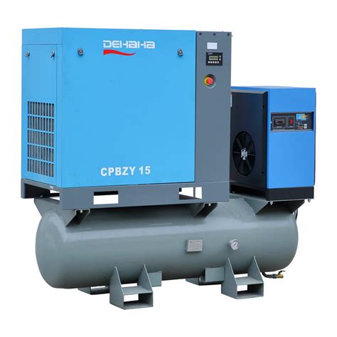 Kw Combined Rotary Air Screw Compressor Hp Integrated Fiber Cutting