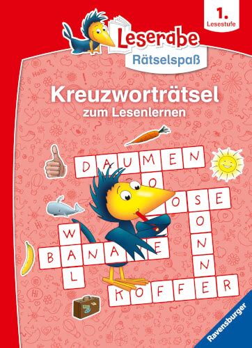 Ravensburger Leserabe Kreuzworträtsel zum Lesenlernen 1 Lesestufe