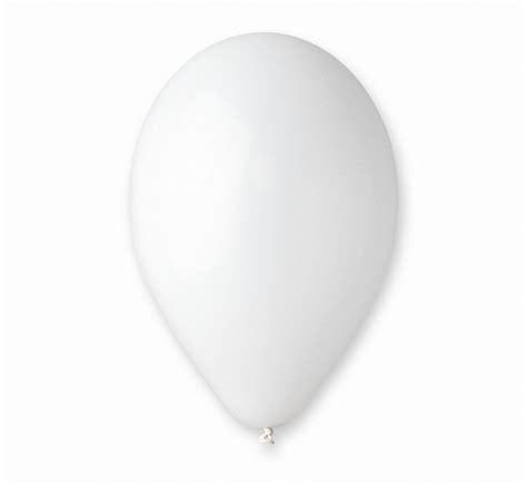 Balony G90 Pastel 10 Białe 01 50 Szt Gemar Przyjęcia i okazje