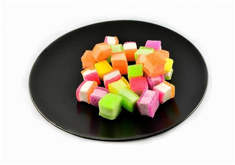 Colorful Jelly fruit snack Close up candy jelly sweet dessert with sugar 16788739 Stock Photo at ...