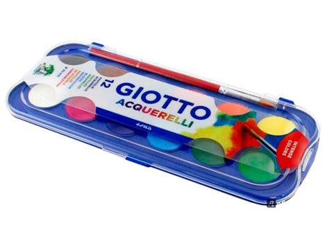 Acuarela Giotto Colores Estuche De Plastico Firpack