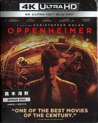 Oppenheimer 4K Blu-ray (4K Ultra HD + Blu-ray) (Hong Kong)