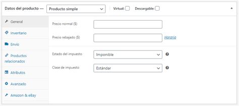 Agregar Y Gestionar Productos Documentation Woocommerce