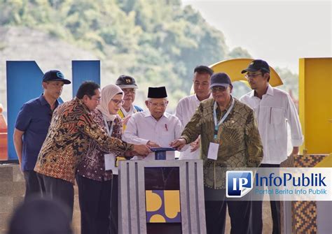 InfoPublik Wapres RI Ma Ruf Amin Resmikan Bendungan Cipanas Bupati