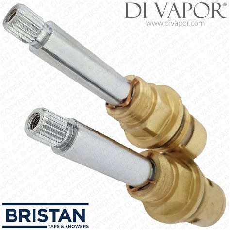 Bristan 99064xc02s Cartridge Spare Cold And Hot Pair Chrome Stem