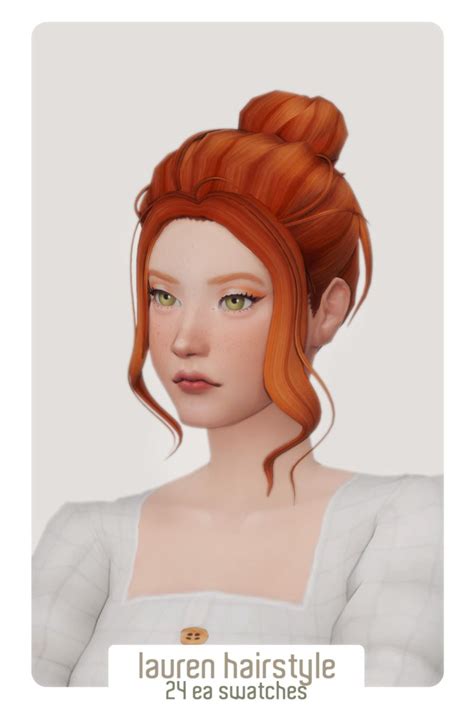 Boonstow Lauren Sims Hair Sims 4 Characters Sims Mods