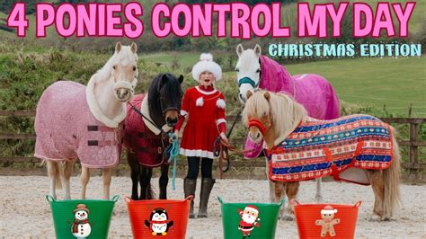 4 Ponies Control My Day Christmas Edition Vlogmas Youtube