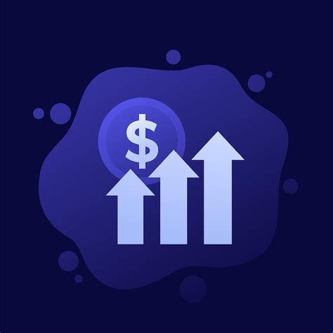 Premium Vector Income Growth Icon Vector Design