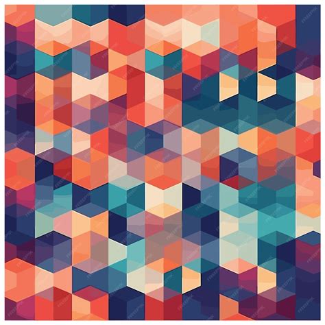 Premium Vector Geometric Pattern Art Vector Illustration