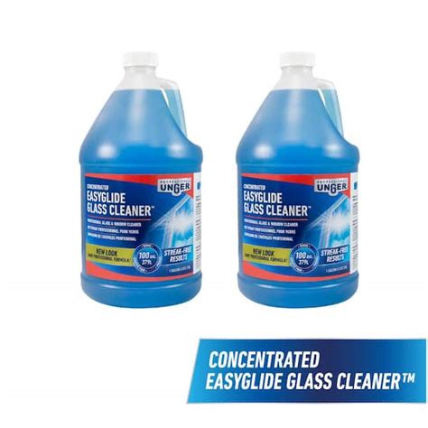 Unger 1 Gal. Professional EasyGlide Liquid Soap Glass and Window Cleaner (2-pack) 2974000x - The ...