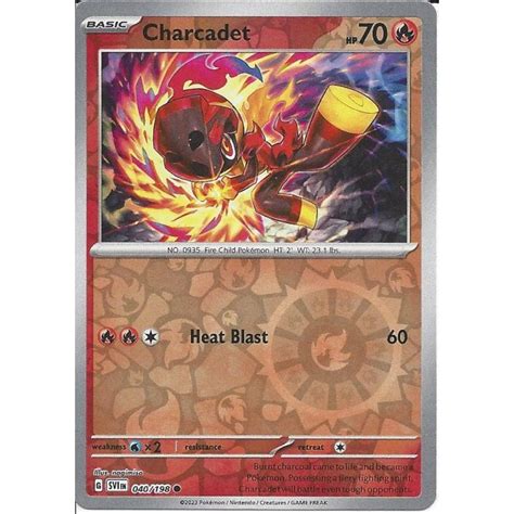 Pokemon Trading Card Game 040 198 Charcadet Reverse Holo SV01