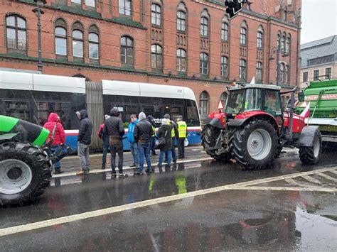 Protest rolników w Bydgoszczy 20 marca Rolnicy tego dnia znów