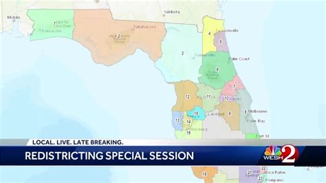 Governor Desantis Proposes Redistricting Map Ahead Of Special Session