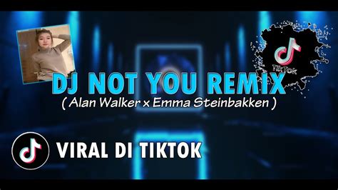 Dj Not You Slow Remix Alan Walker Terbaru Viral Tiktok Youtube