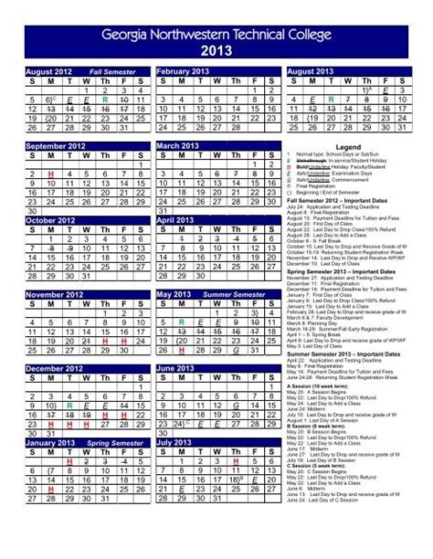 Northwestern Academic Calendar 25 26 Robbi Christen