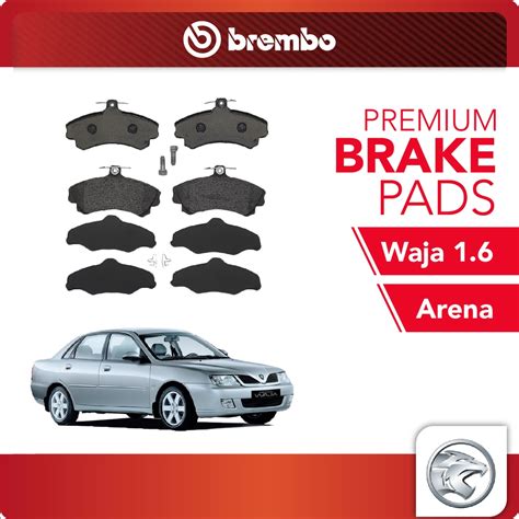 Brembo Front Pads Set Compatible With Proton Waja Proton