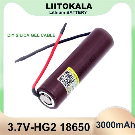 Liitokala novo hg2 18650 3000mah bateria recarregável 18650hg2 3 6v