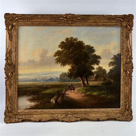 Henry Tanworth Wells Landscape With Rider Mutualart