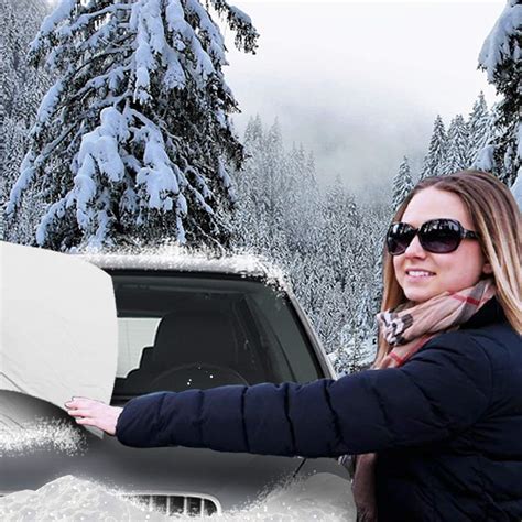 Windshield Frost Ice Snow Protector VaygWay Magnetic Car Snow Cover SUV ...