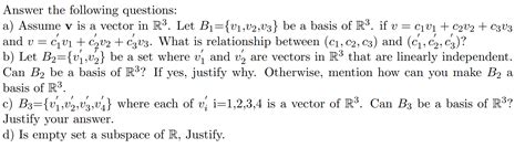 Solved 1 Use The Definition From Set V Addition Scalar