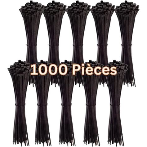 Gocableties Collier De Serrage En Nylon 300 Mm X 3 6 Mm Noir