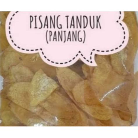 Kerepek Pisang Tanduk Panjang 500g Shopee Malaysia