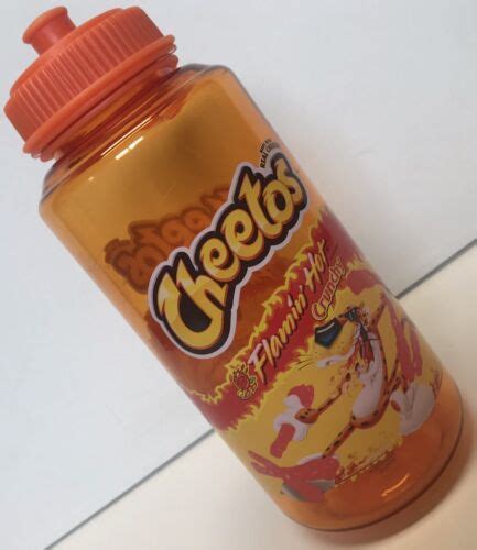 Flamin Hot Crunchy Cheetos Water Bottle Chester Cheetah Bpa Free Promotional