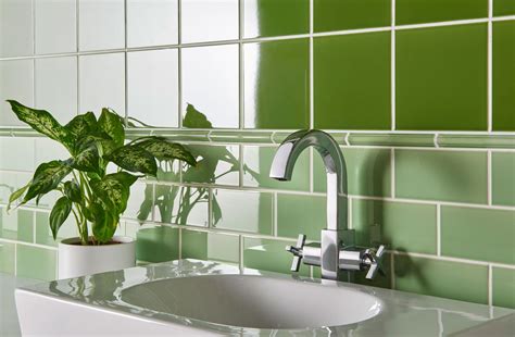 Green Bathroom Tiles Design Rispa