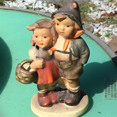 Goebel Hummel Accents Vintage Goebel Hummel Surprise Boy And Girl